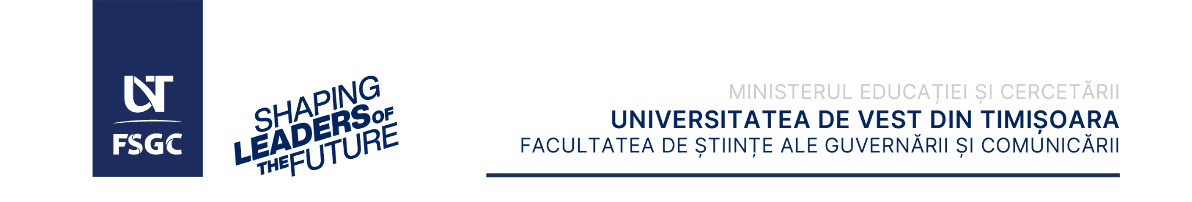 Ministerul Educației și Cercetării, Universitatea de Vest din Timișoara, Facultatea de Științe ale Guvernării și Comunicării